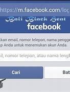 Cara Buka Akun Facebook Yang Lupa Kata Sandi