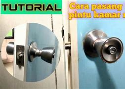 Cara Memasang Slot Pintu Bulat Dari Kayu Yang Benar Dan Tahan Lama